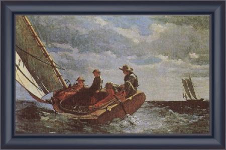 framed  Winslow Homer Breezing Up, Ta3139-1